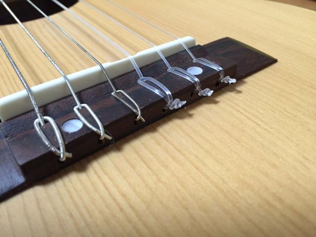 クラシックギター わかりやすい弦の張り方 ナイロン弦｜1弦、2弦、3弦は結び目で固定してもOK