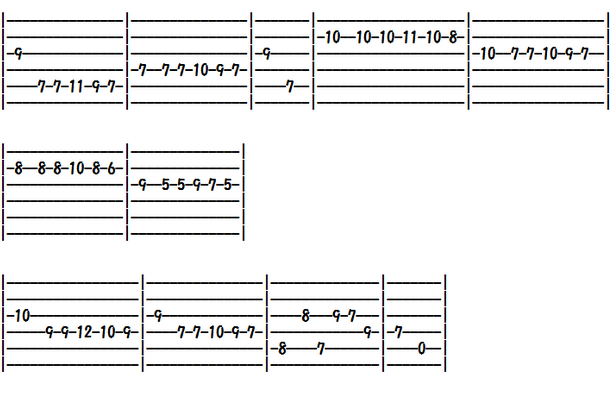 エレキギターの無料楽譜・タブ譜 24の奇想曲（24のカプリース）第24番 2｜タブストック TabStock