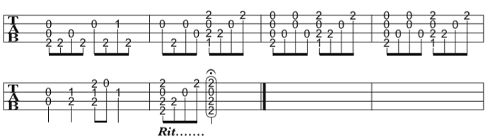 ソロウクレレの無料楽譜・タブ譜 さくらさくら (High-G) 3｜タブストック TabStock